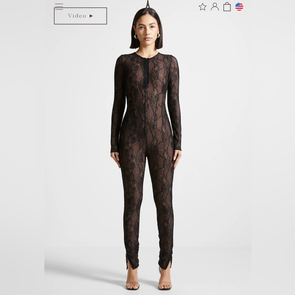 Lace Corset Jumpsuit